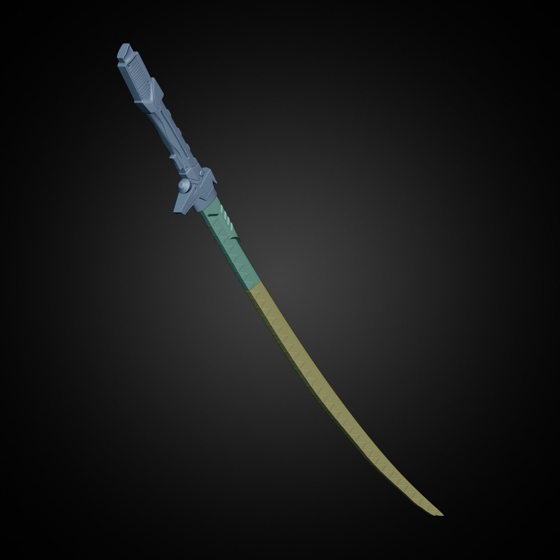 Overwatch Genji Dragonblade for Cosplay 3D print model_17