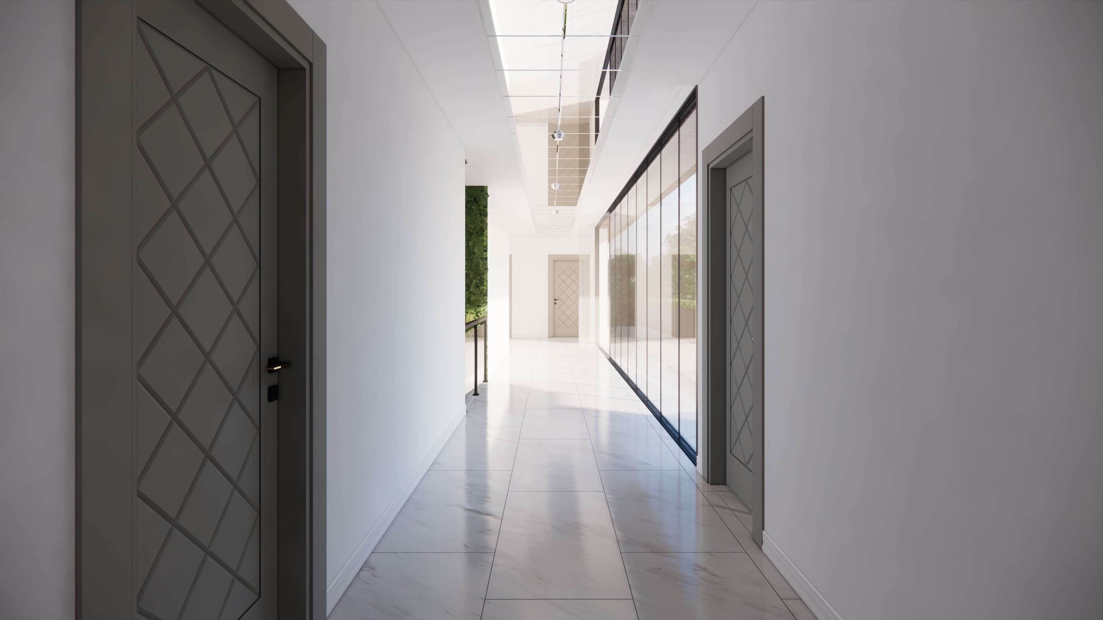 Luxury home Low-poly 3D model_7