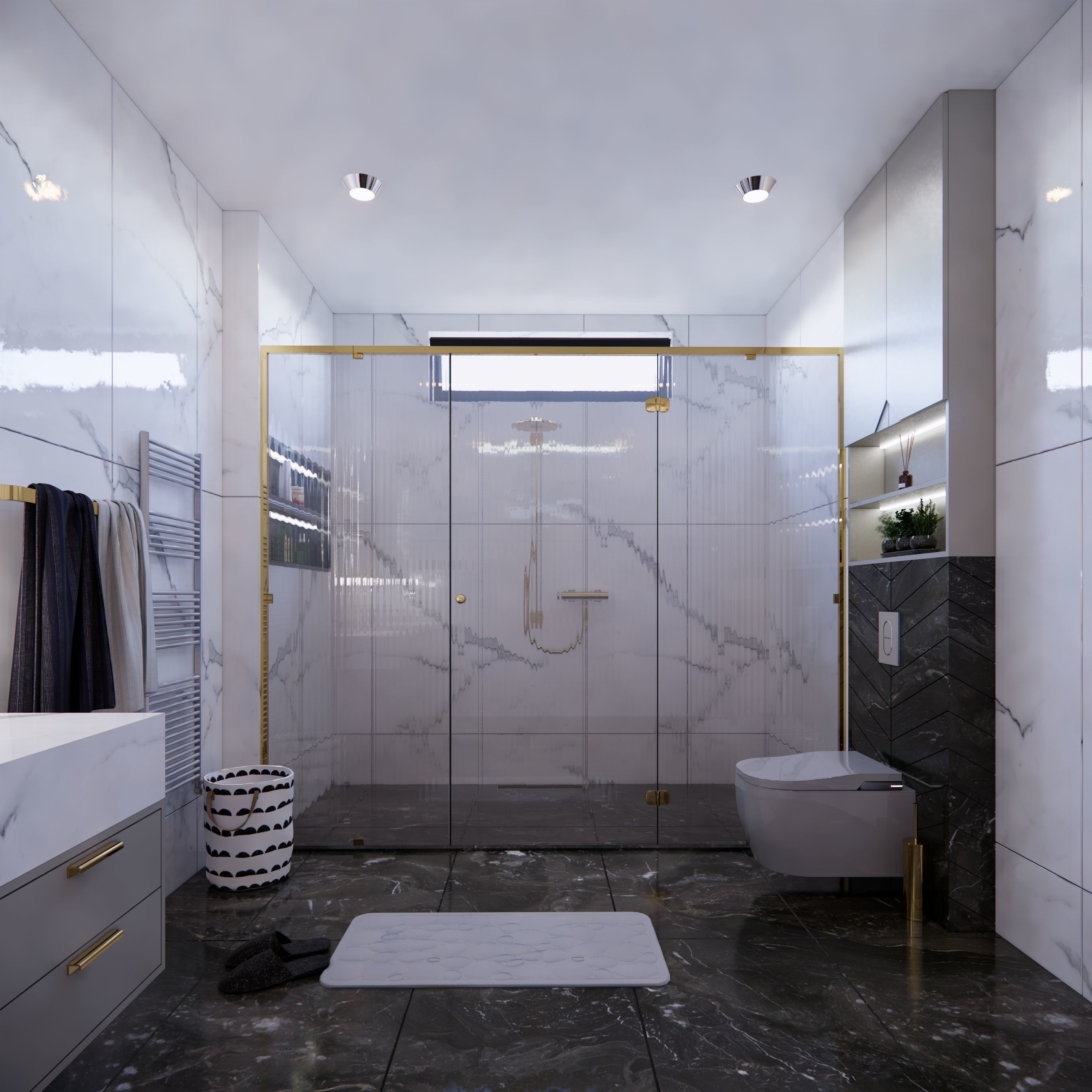 Luxury home Low-poly 3D model_11