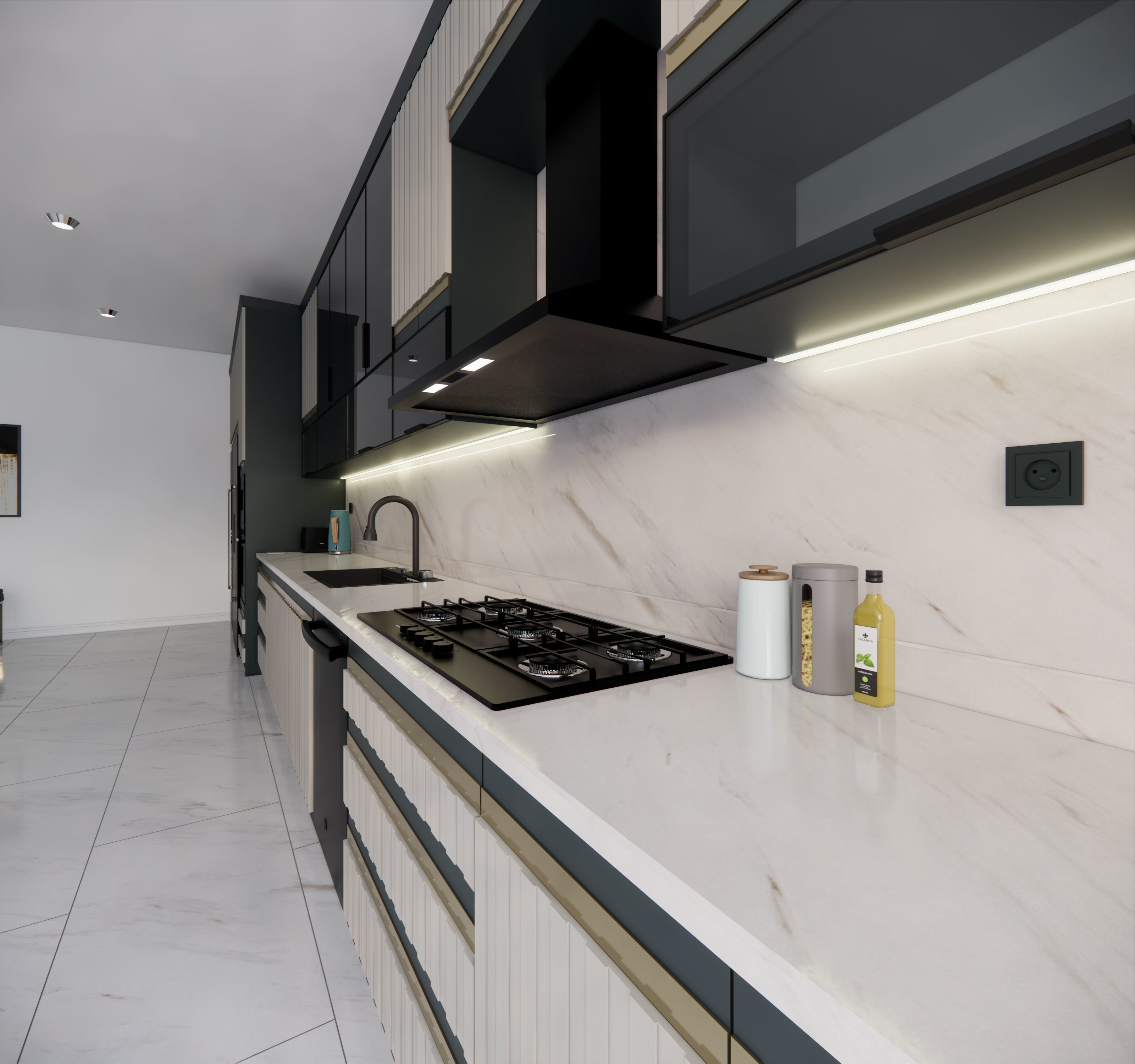 Luxury home Low-poly 3D model_6