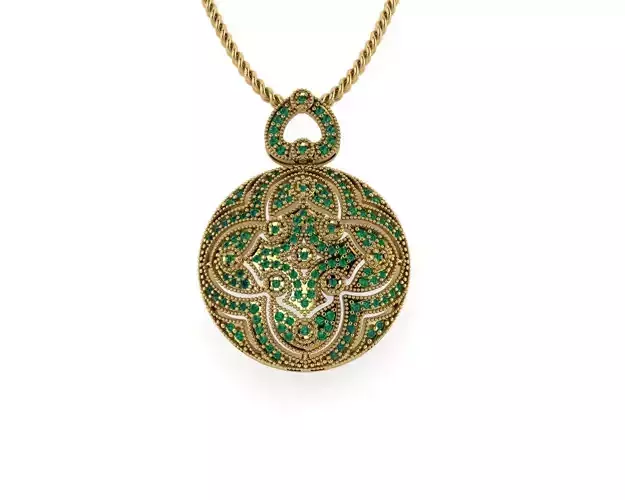 Royal Antique Diamond Pendants