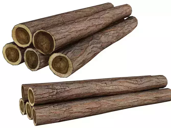 Wood Logs Pile