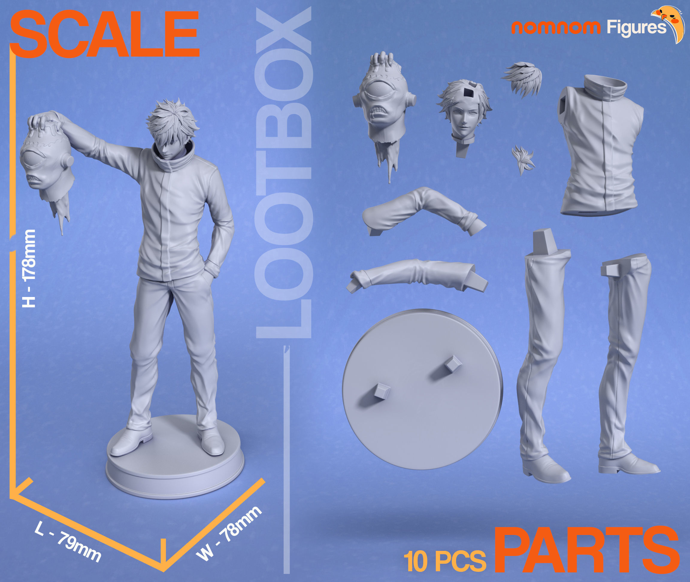 Satoru Gojo - Jujutsu Kaisen 3D print model_1