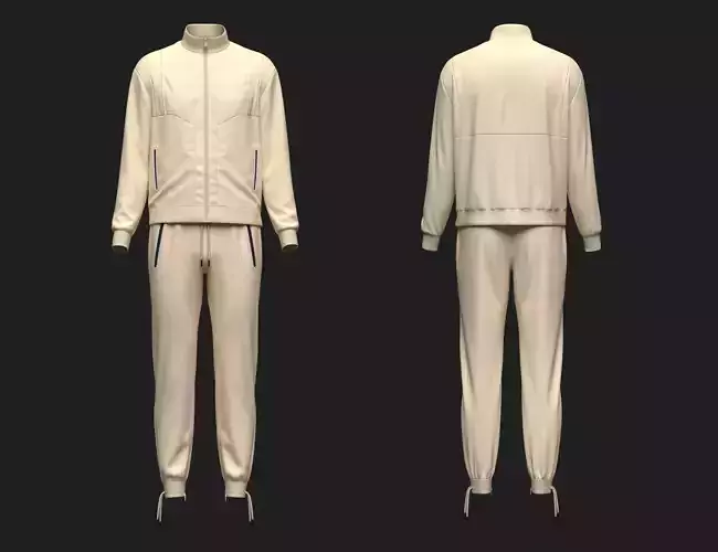 Mens Tracksuit outfit 3D model