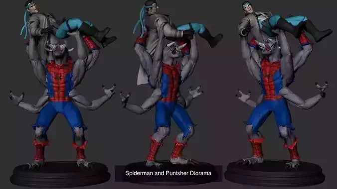 Super Amazing Spider Pack 3D Model Collection
