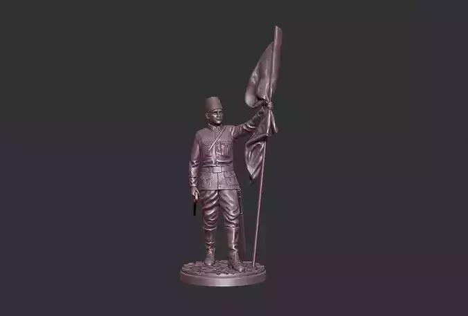 Enver Pasha Statue  3D print model