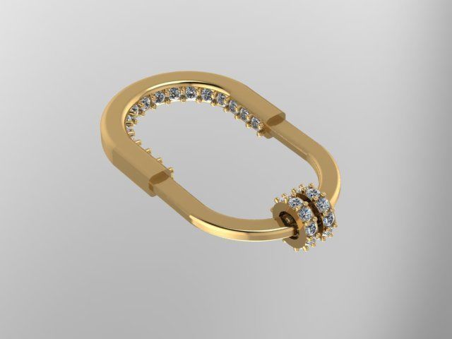 simple pendant 3D print model_8