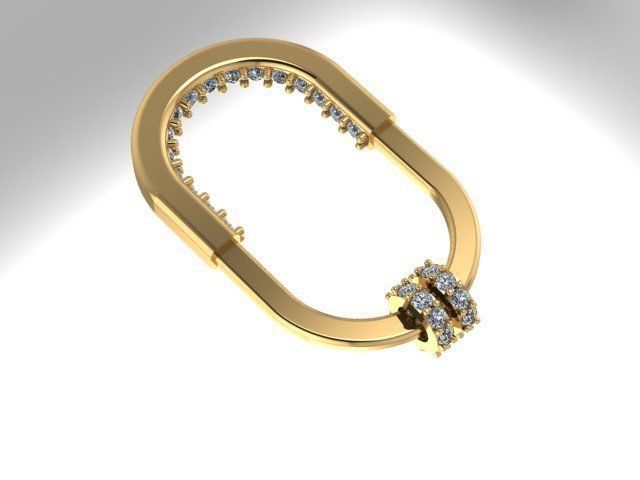 simple pendant 3D print model_7