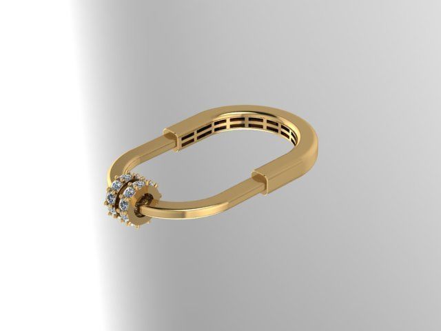 simple pendant 3D print model_3