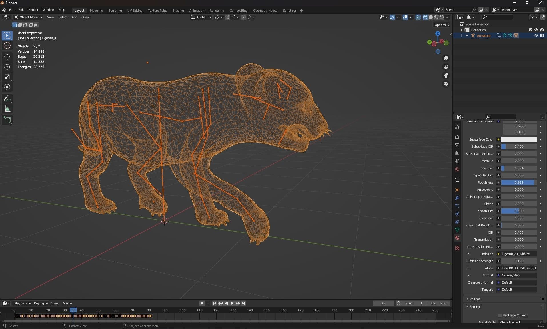 Tiger BaBy A1 3D model_19