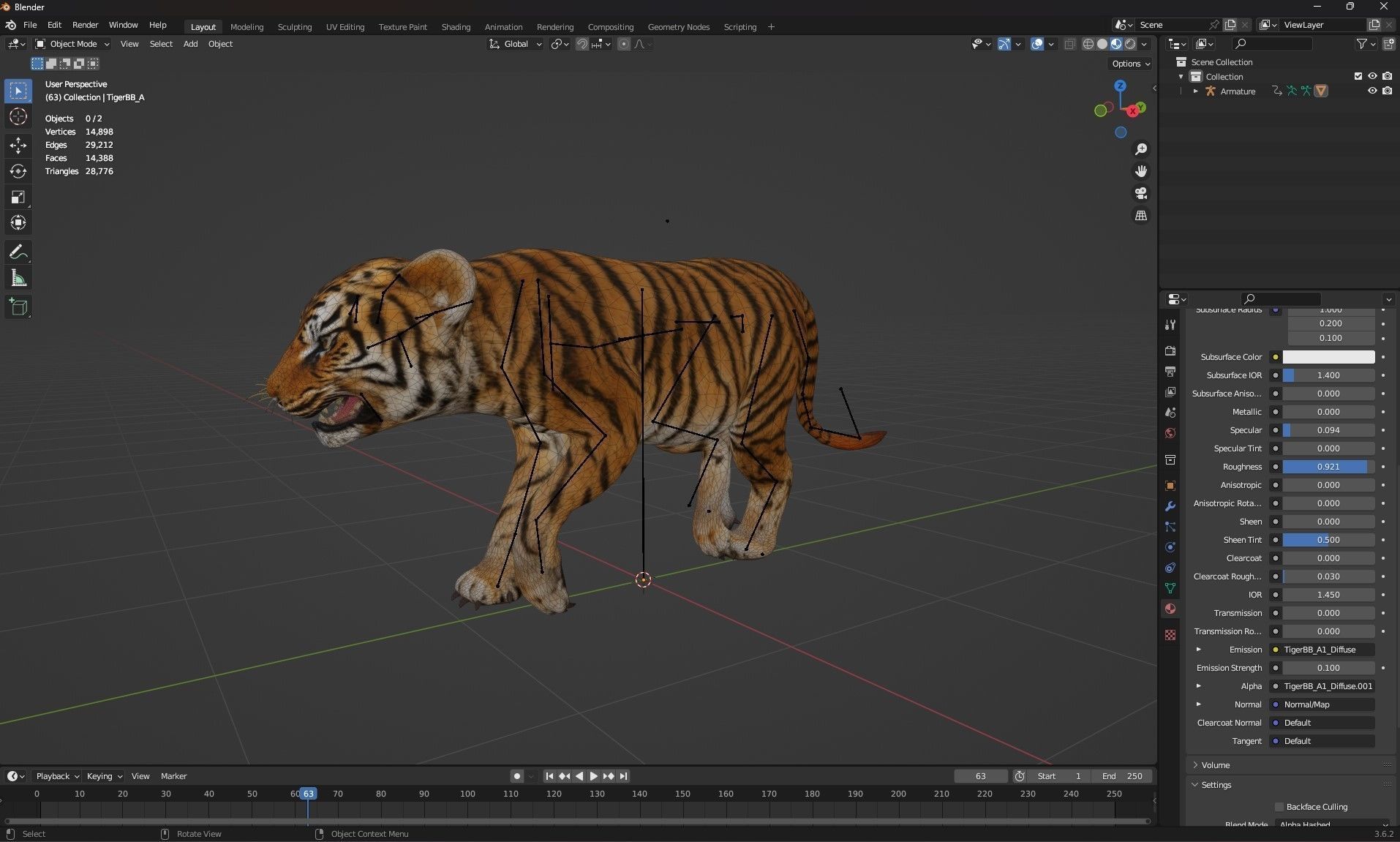 Tiger BaBy A1 3D model_17