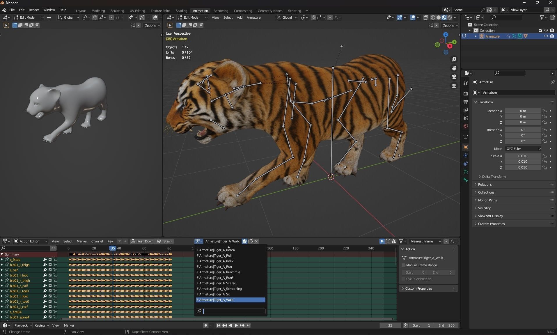 Tiger BaBy A1 3D model_21