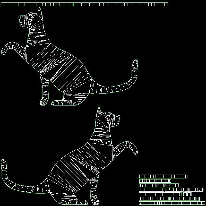 Cat Decor for table or shelf 3D model_26