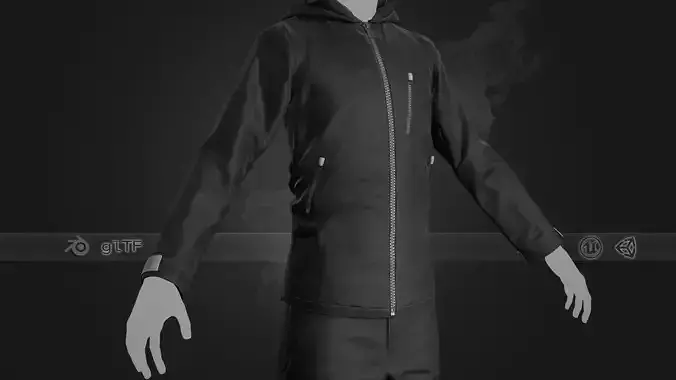 Black Snowboard Outfit Style 1