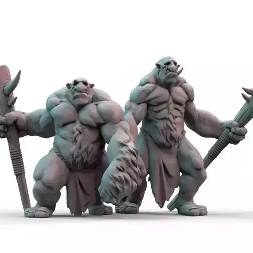 Snow Trolls 3D print model
