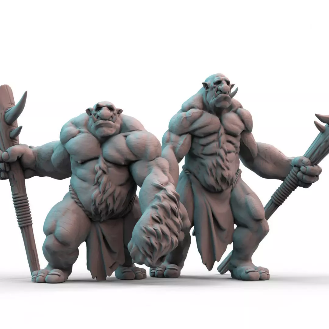 Snow Trolls 3D print model_0