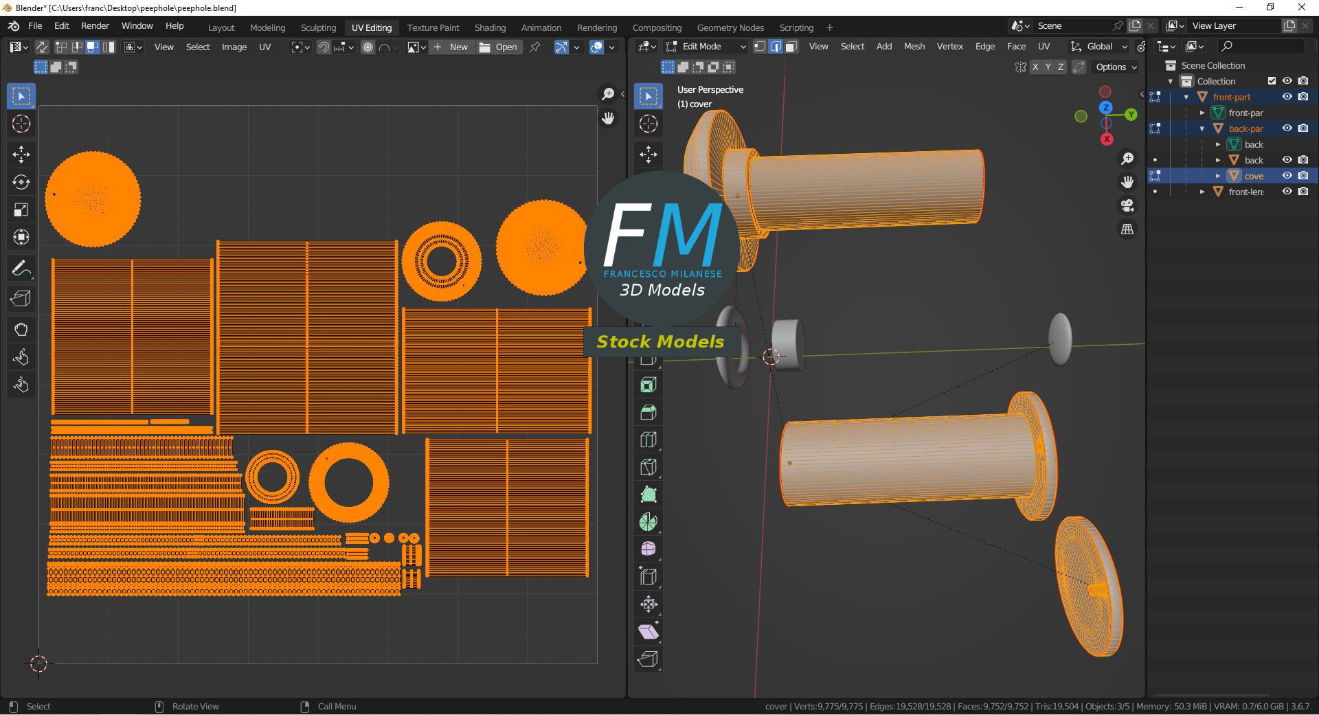 Peephole 3D model_10