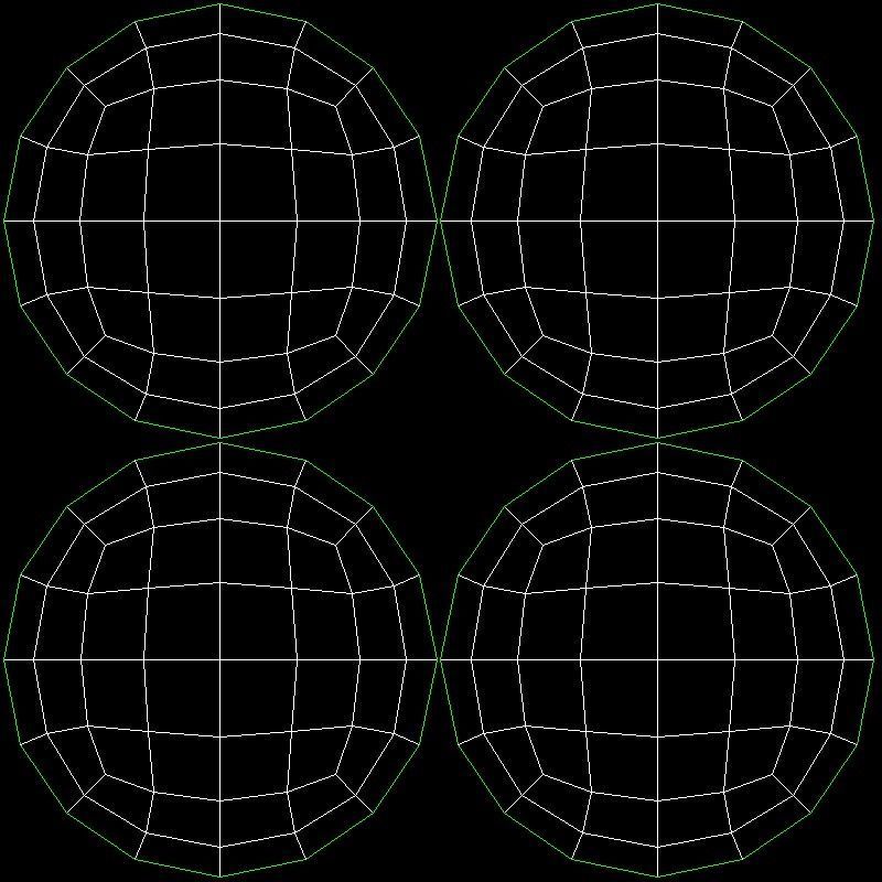 Deckchair Low-poly 3D model_6