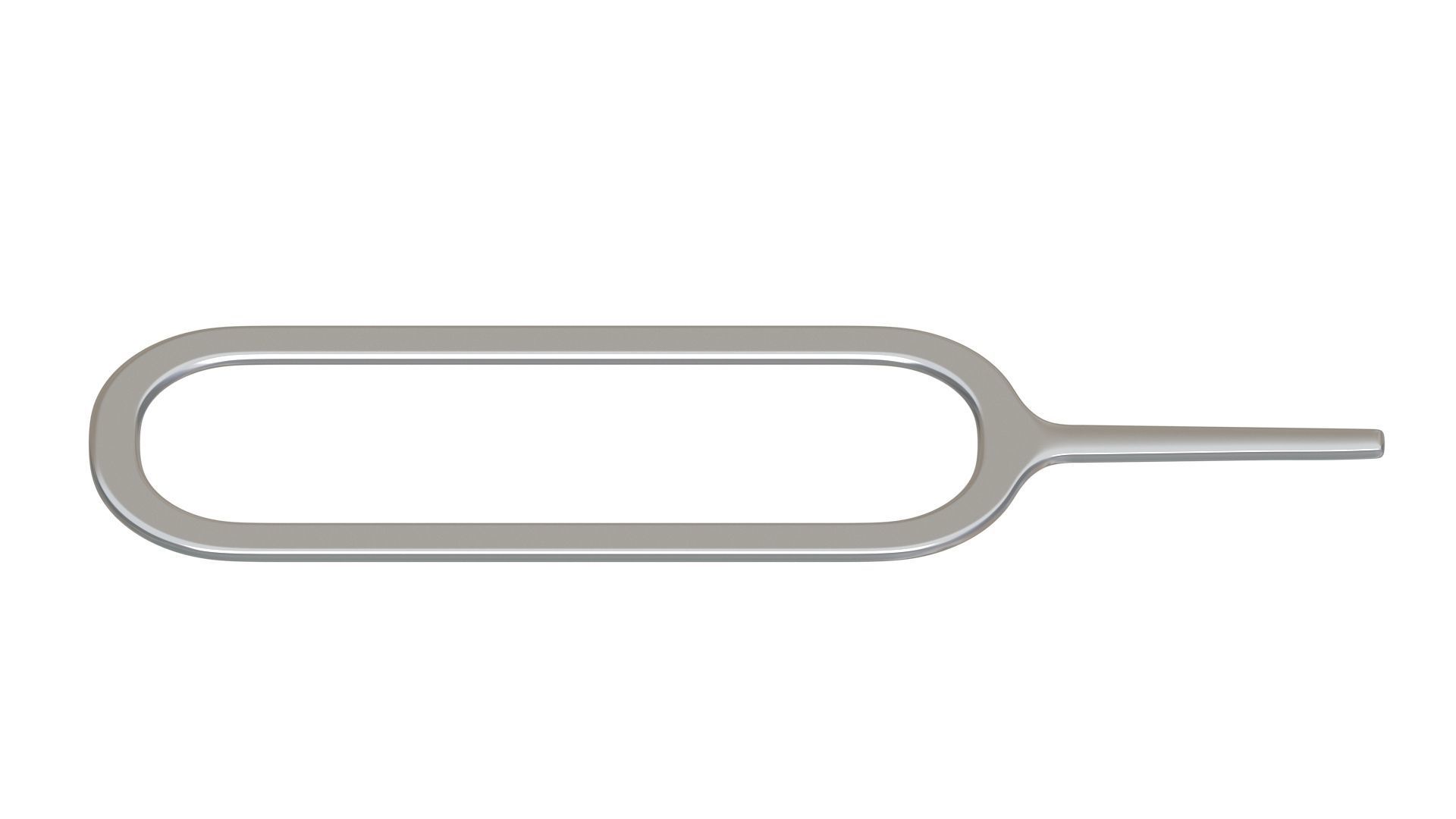 Sim Pin Key Gold And Stainless Steel 3D model_10