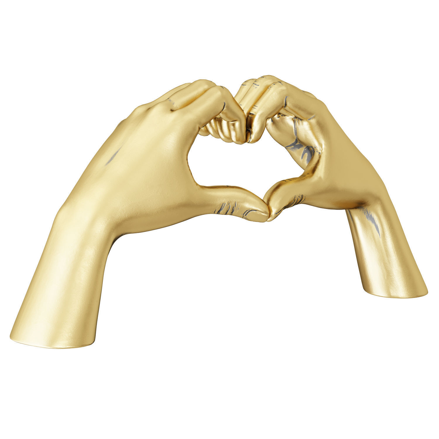 Figurine Hands Heart 3D model_2