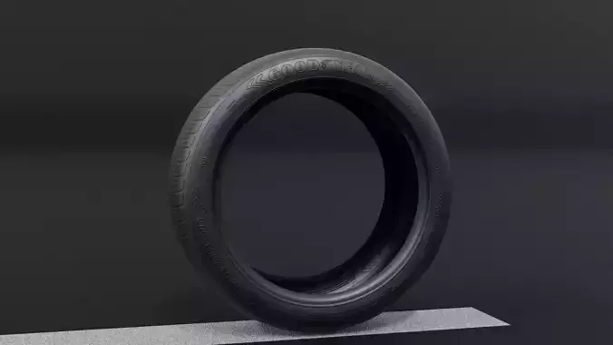 Good Year Lowpoly Tire 04