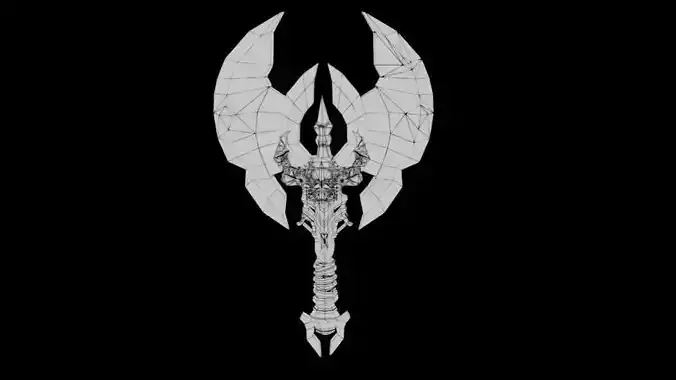 Axe model for Game assets