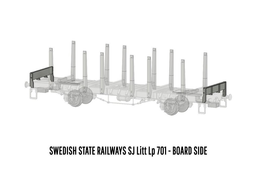 ROLLS-0031 Swedish SJ Litt Lp702 Stake Car H0-scale 3D print model_5