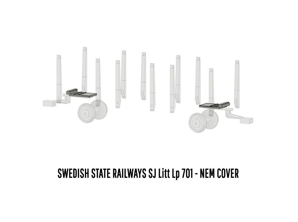 ROLLS-0031 Swedish SJ Litt Lp702 Stake Car H0-scale 3D print model_6