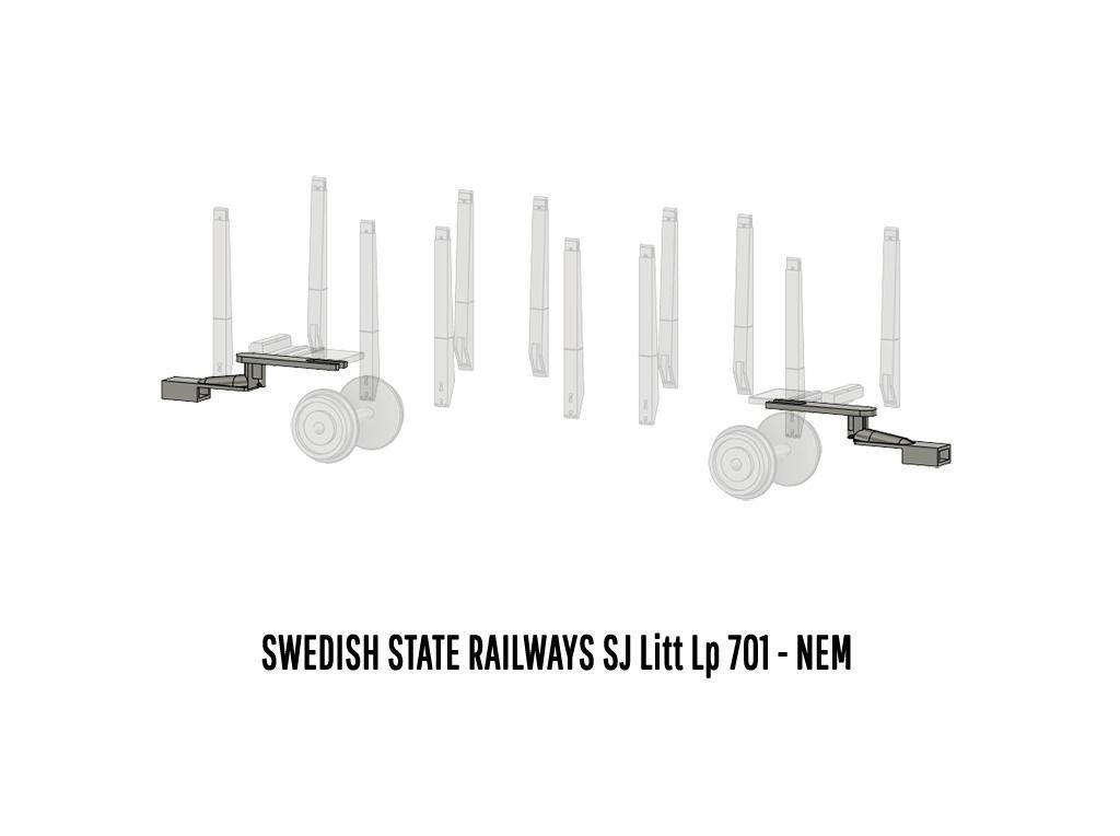 ROLLS-0031 Swedish SJ Litt Lp702 Stake Car H0-scale 3D print model_7