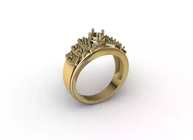 Man bow ring  3D print model