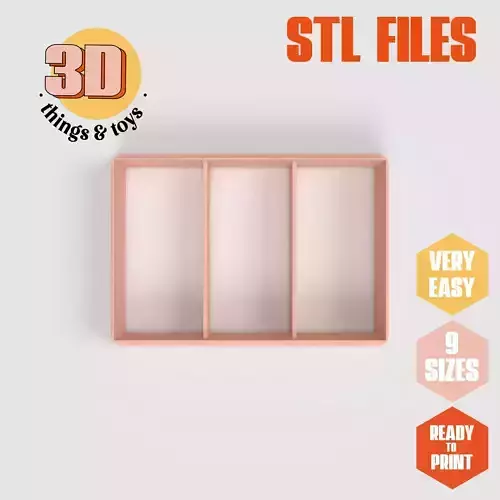 Flag Belgium France Italy - Cookie Cutter Clay - Many Size