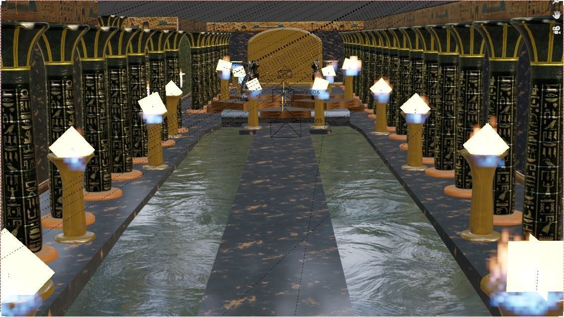 Fairy Fountain 3D model_11