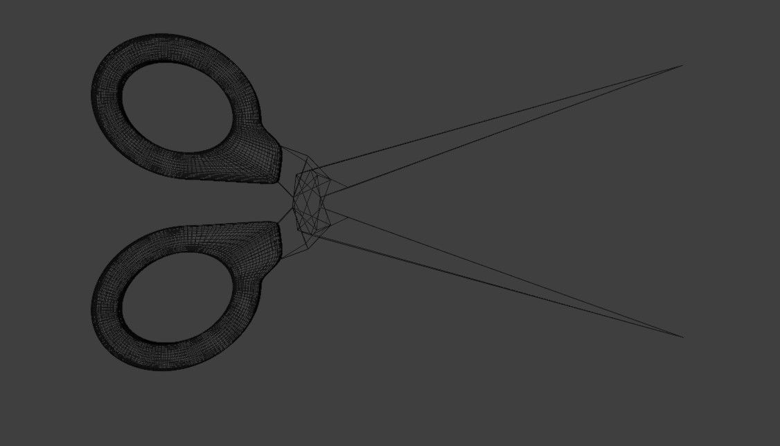 scissors 3D model_2