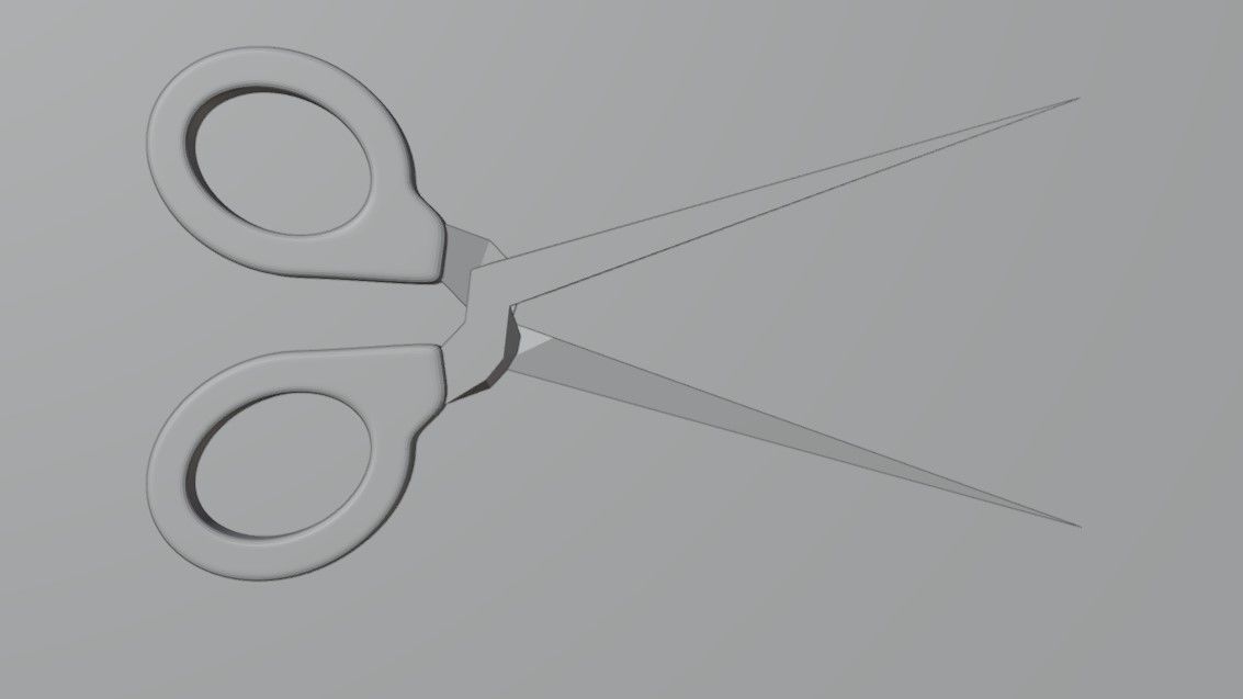 scissors 3D model_1