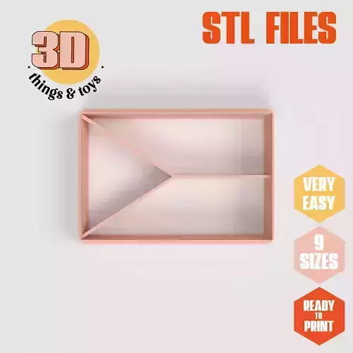 Flag Czech Republic - Cookie Cutter Clay - Many Sizes