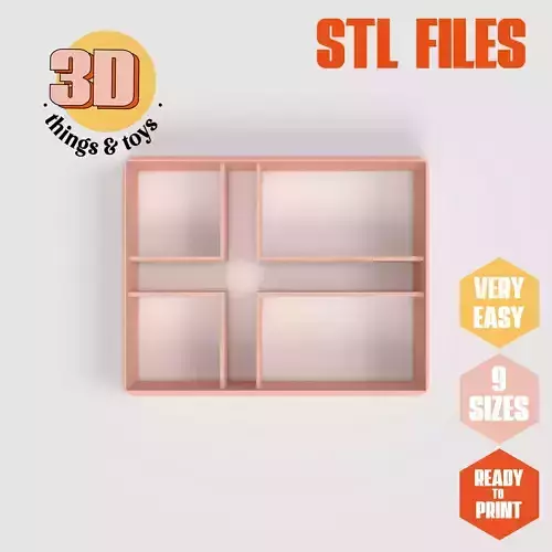 Flag Denmark - Cookie Cutter Clay - Many Sizes 