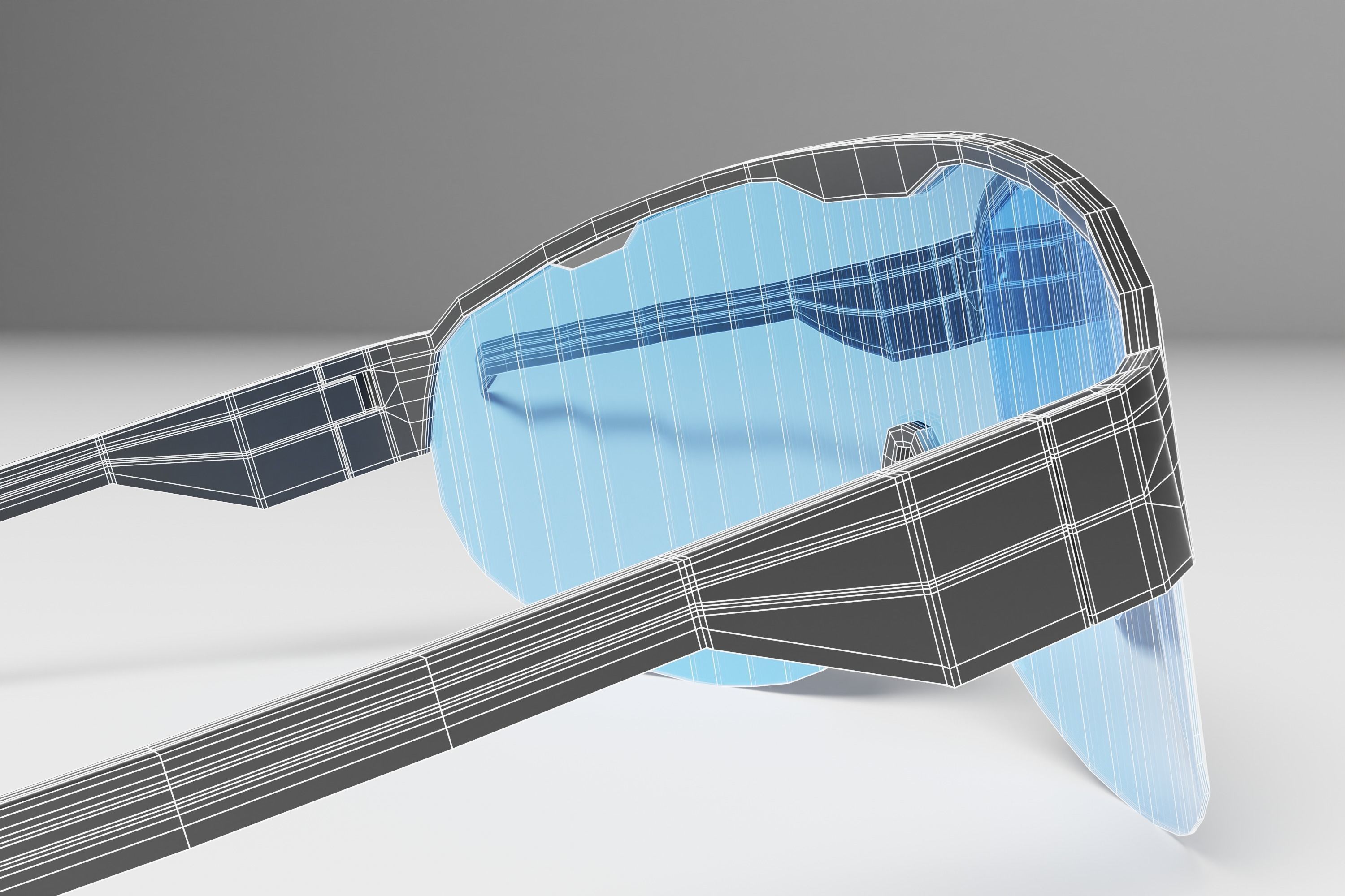 Sport sunglasses 3D model_4