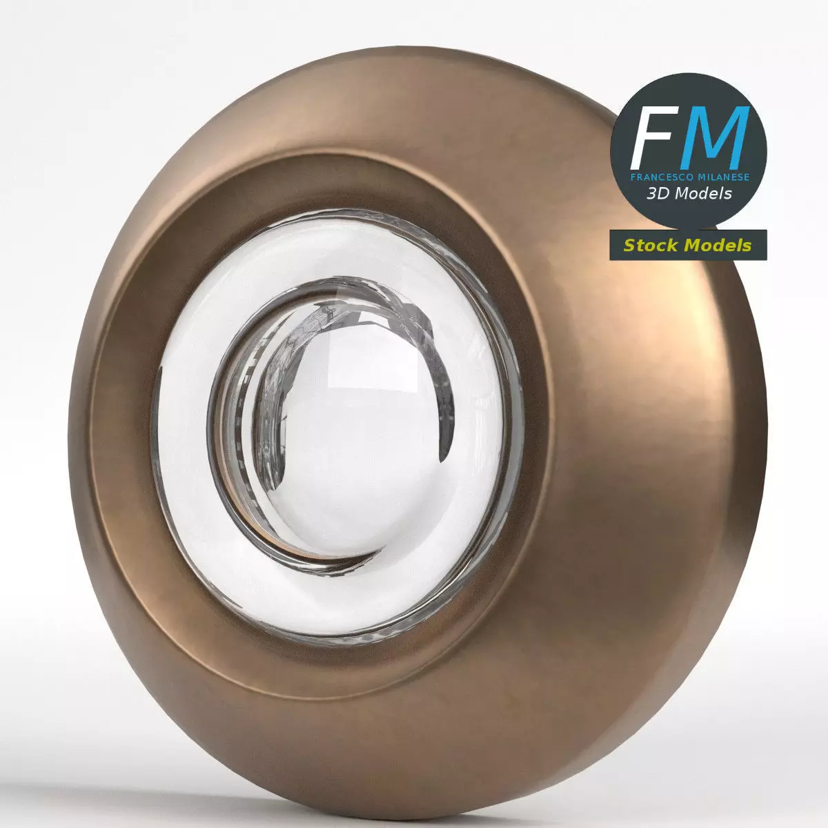 Peephole front part 3D model_0