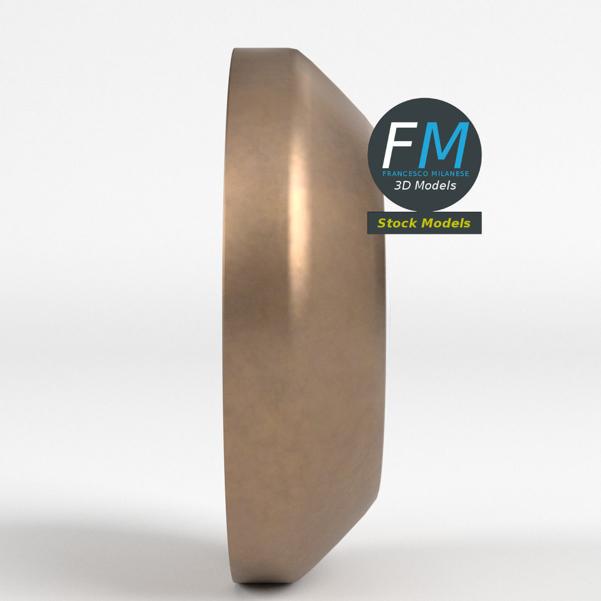 Peephole front part 3D model_4