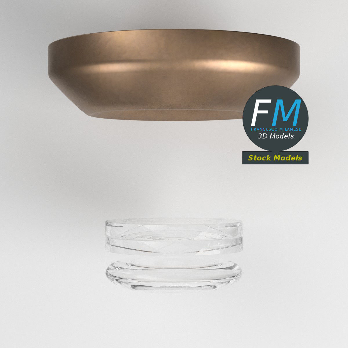 Peephole front part 3D model_6