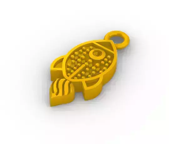 rocket pendant   3D print model