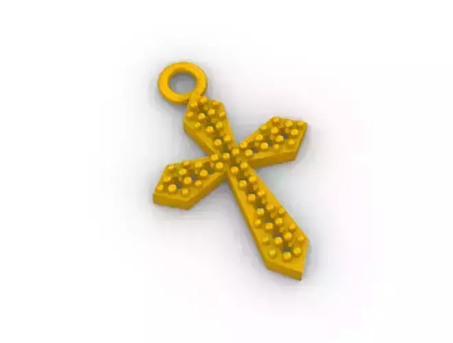 cross pendant   3D print model