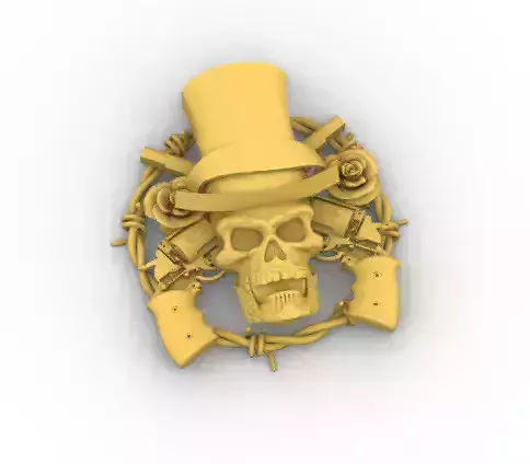 Guns and rose jewelry 