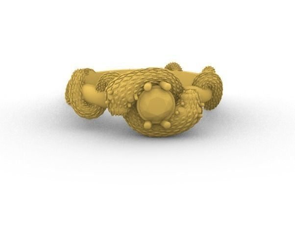 Snake man ring  3D print model