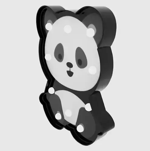 Panda-shaped night light