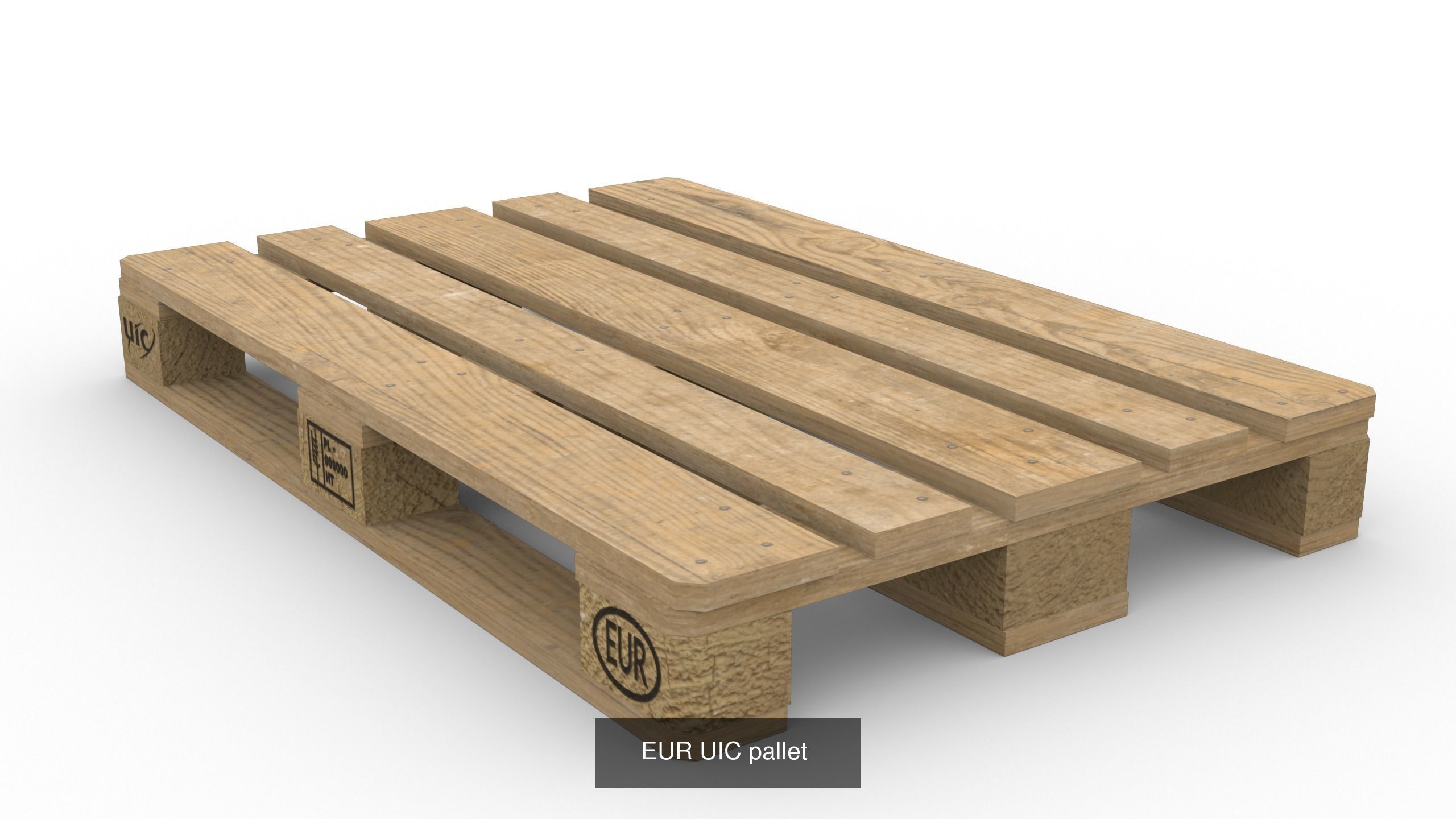 Most popular pallets in Europe 3D Model Collection_4