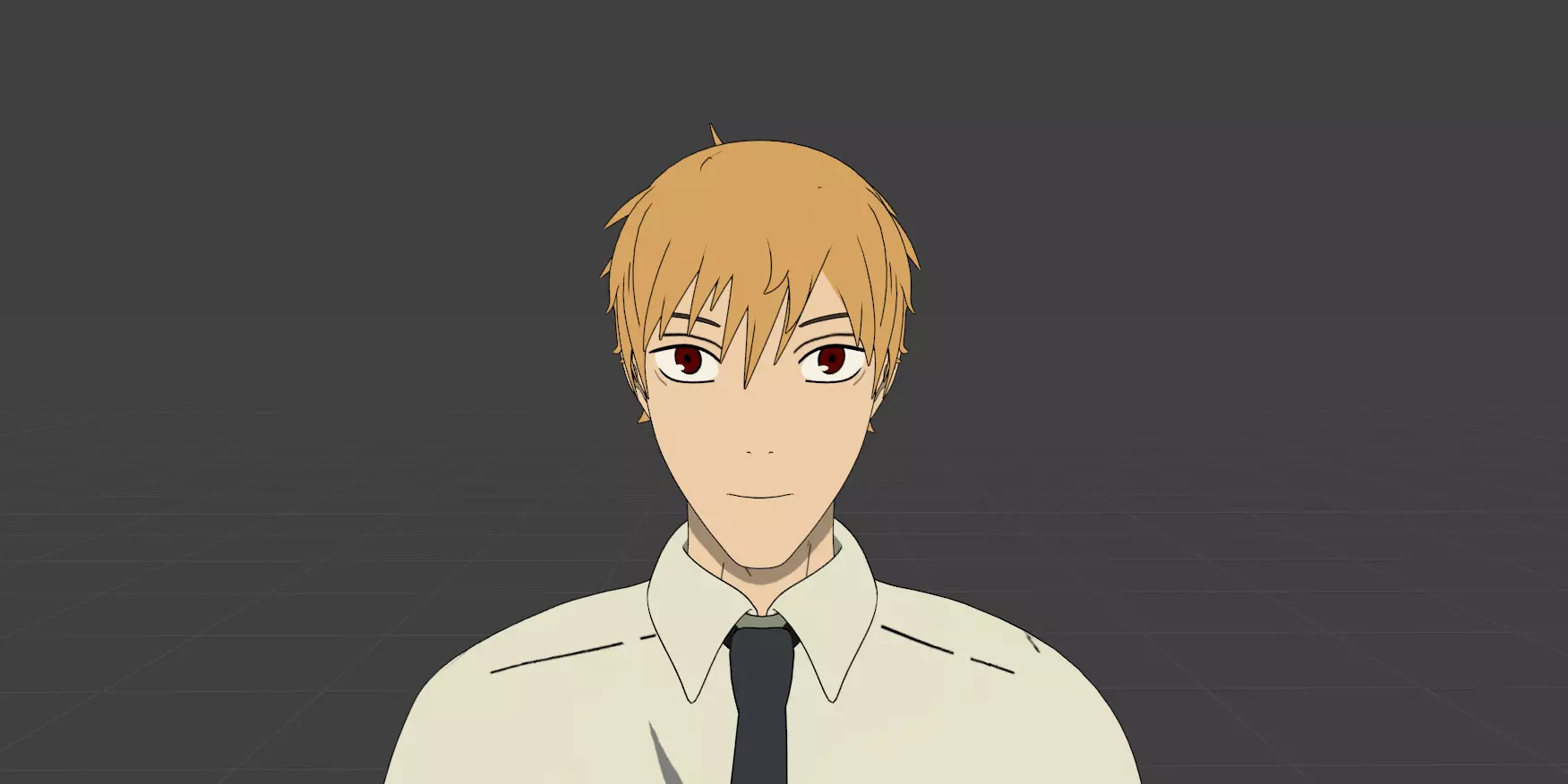 Denji  Low-poly 3D model_0