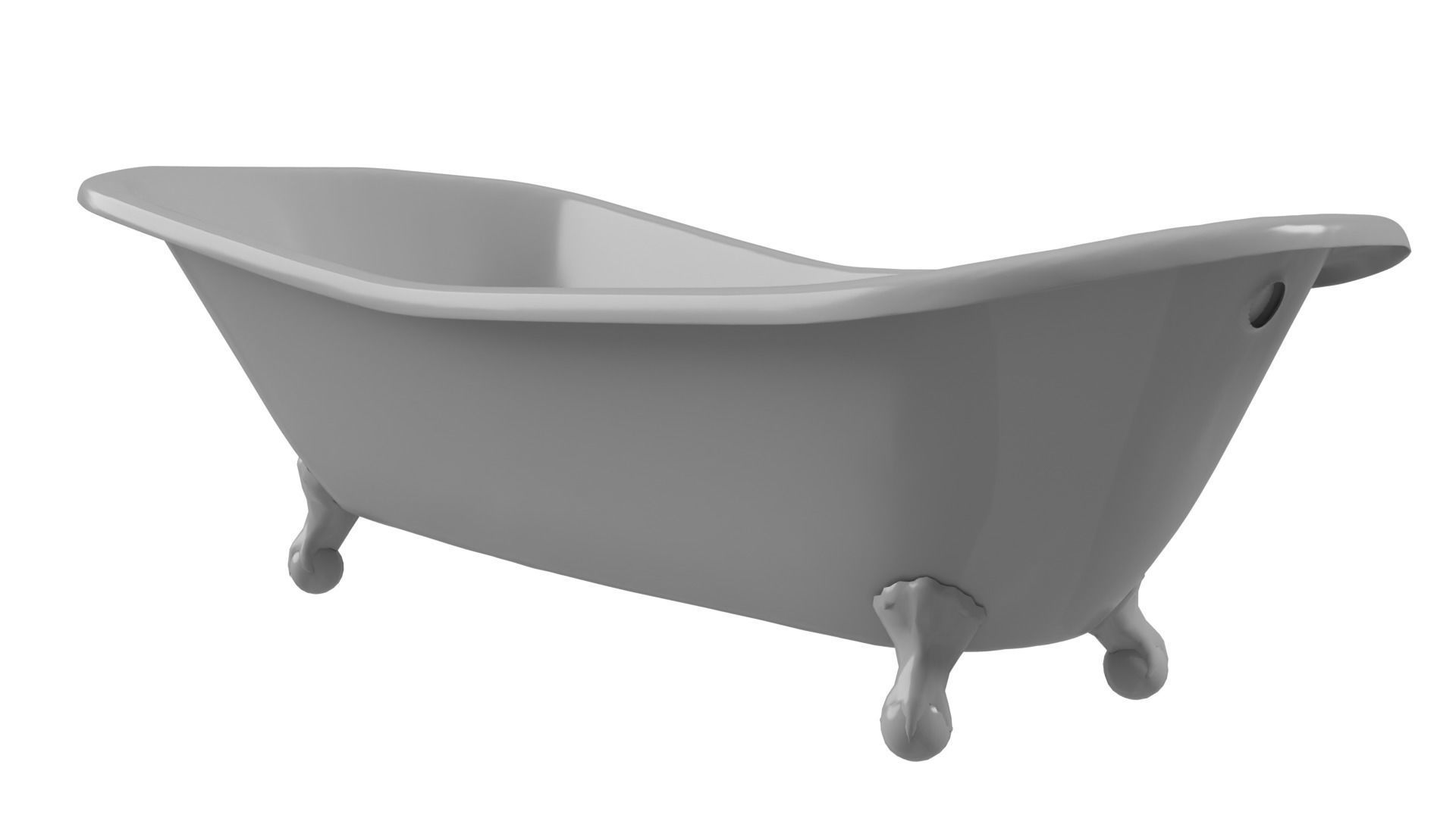 Bath Tub 3D model_2