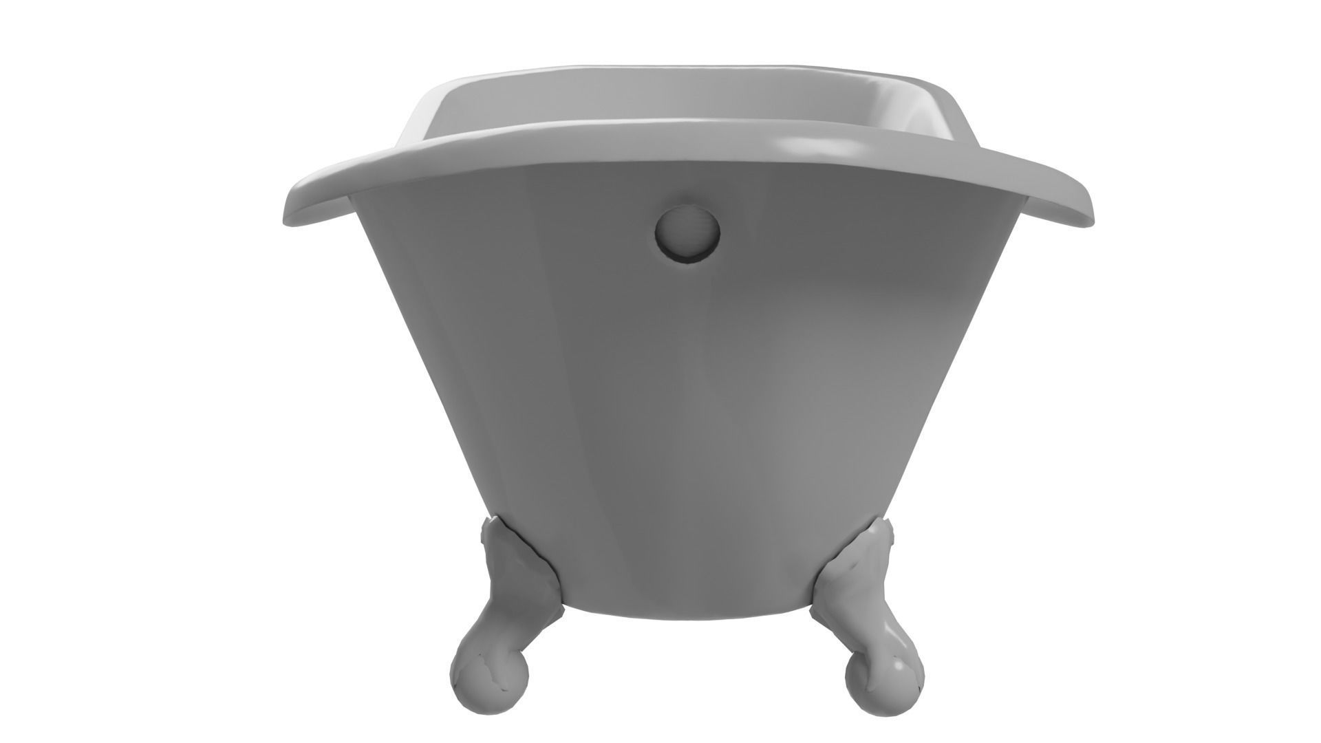Bath Tub 3D model_3