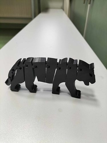 FLEXIBLE PANTHER  3D print model